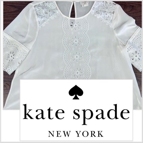 Kate Spade 100%Silk Top - Picture 1 of 11